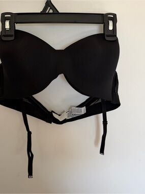 Cotton On Black Strapless Convertible Bra with Detachable Straps